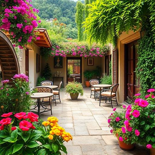 Patios cordobeses llenos de flores y vegetaci&oacute;n